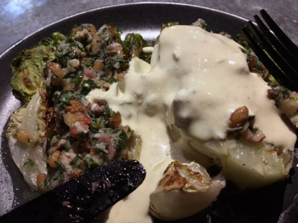 cabbage with buttermilk at smokestak