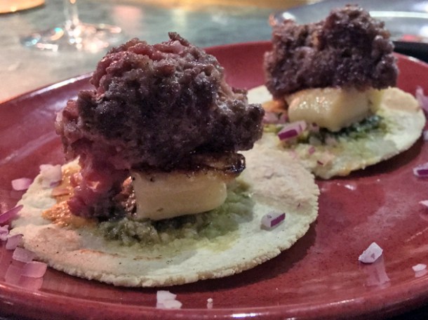 cheeseburger tacos at temper