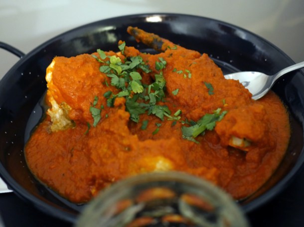 crab curry at calcutta street