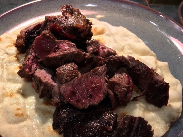 smoked beef at temper
