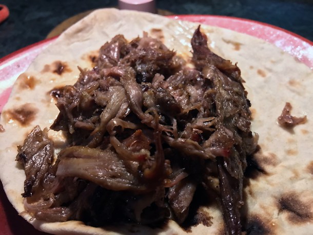 smoked goat at temper soho