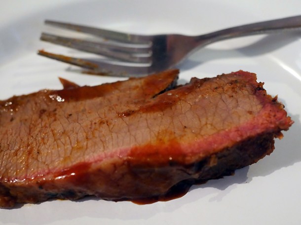 beef brisket at blues smokehouse twickenham