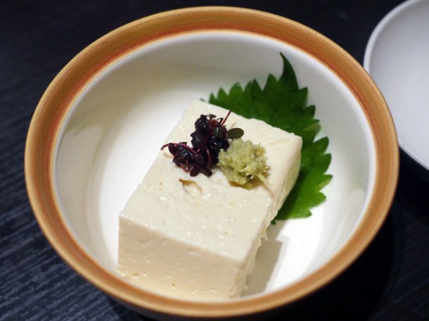fresh yuba skin at kanda yabu soba