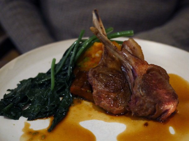 lamb chops at luca
