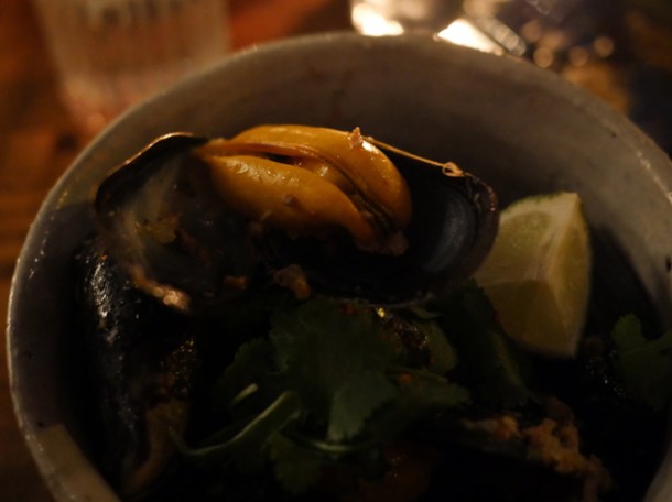 mussels at breddos tacos