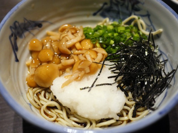nameko cold soba at kanda yabu soba