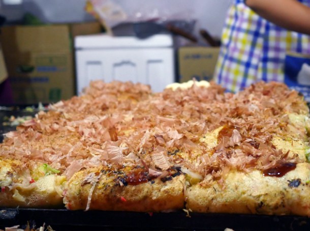 okonomiyaki from kawagoe-street-food market stall food truck