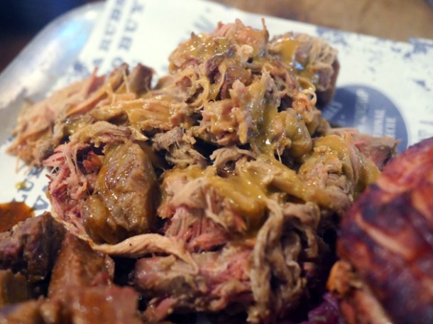 pulled pork at blues smokehouse twickenham