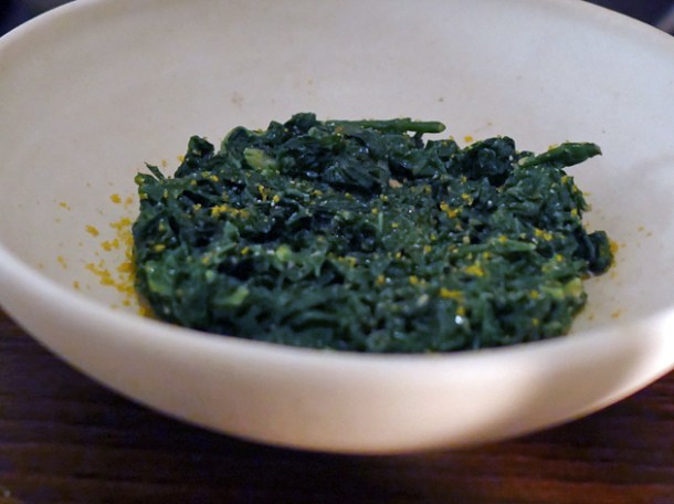 turnip tops and roe at luca