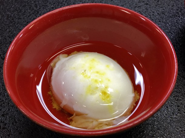 onsen egg at ryokan adumaya