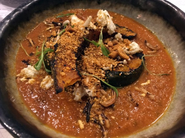pumpkin curry at kricket soho