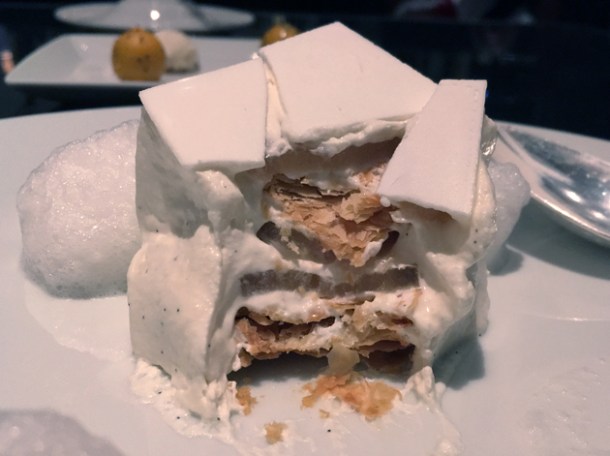 millefeuille at le dame de pic inside four seasons ten trinity square london