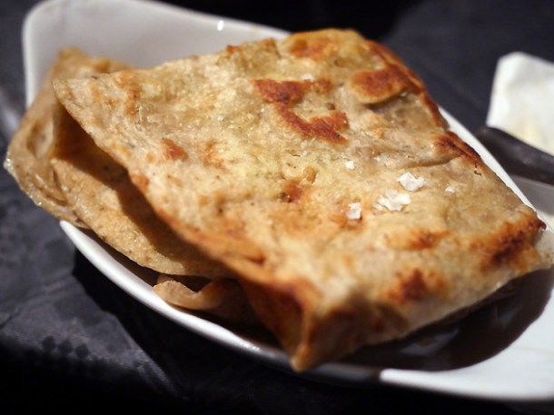 turmeric roti at farang highbury canonbury