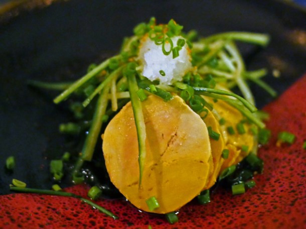 monkfish liver at jugemu