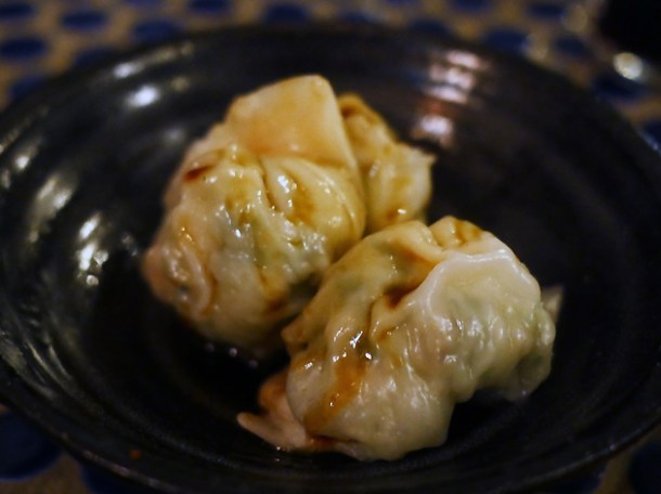 prawn dumplings at jugemu