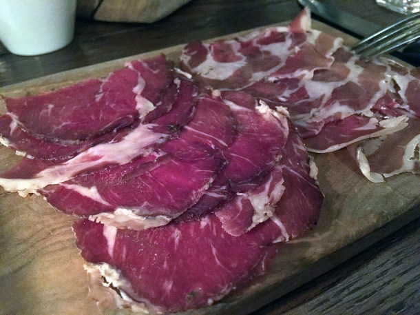 cured lamb at holborn dining room