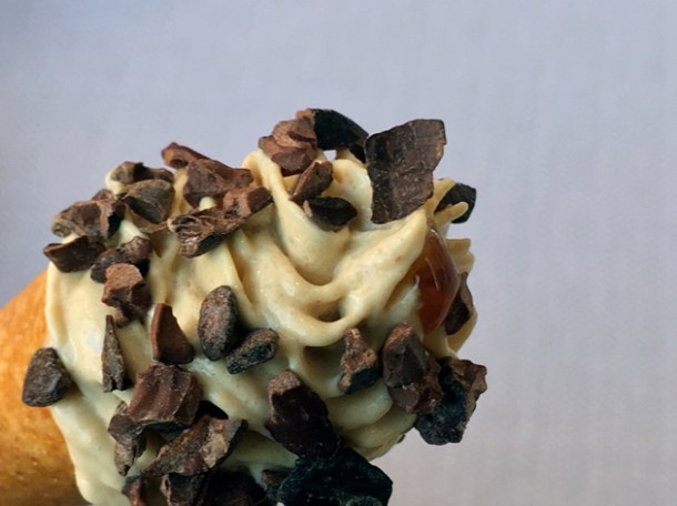 foie gras mini ice cream cone at claude bosi bibendum