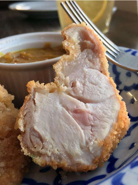 fried rabbit at sparrow lewisham