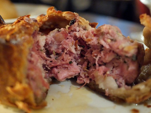 hot pork pie at holborn dining room