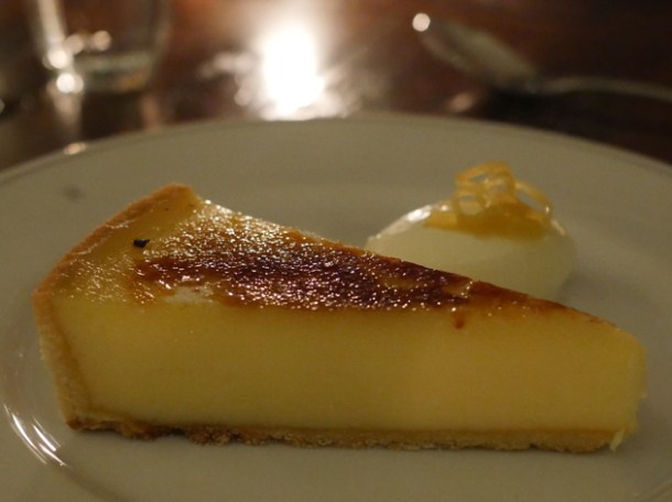 lemon tart at holborn dining room