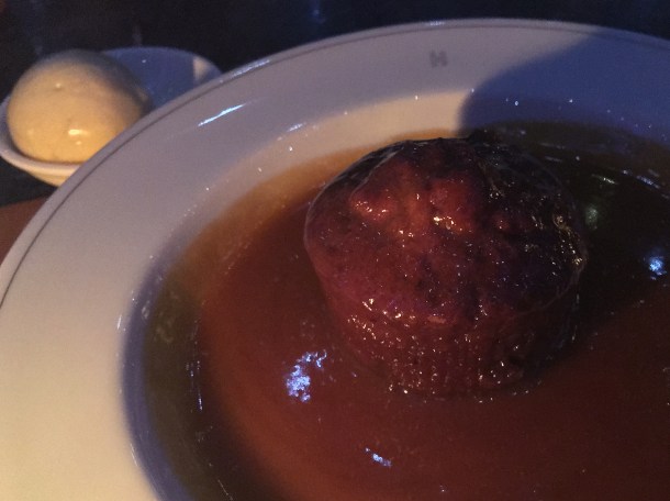 sticky toffee pudding at holborn dining room