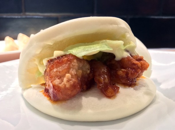 chicken karaage hirata bun bao at ippudo st giles