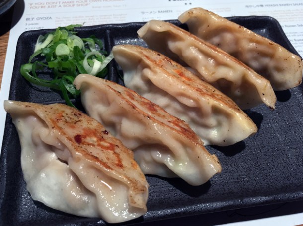 gyoza at tonkotsu bankside