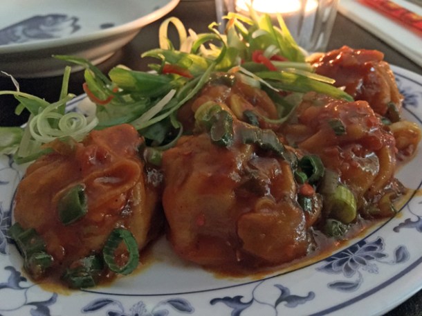 pork momos at madame d