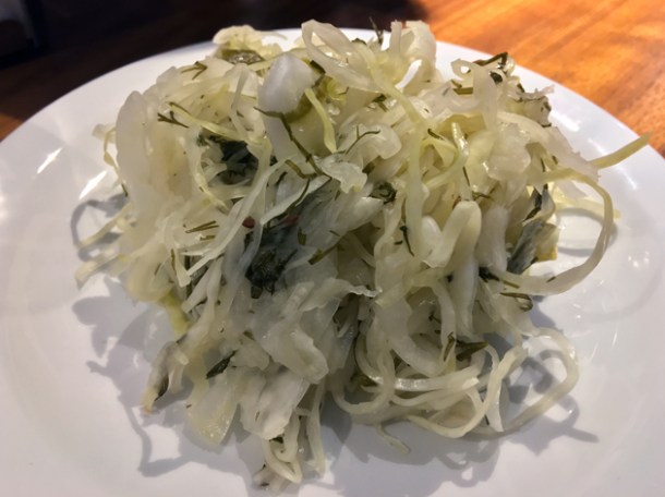 sauerkraut at monty's deli
