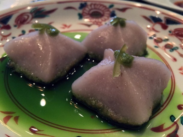taro dumplings at xu london