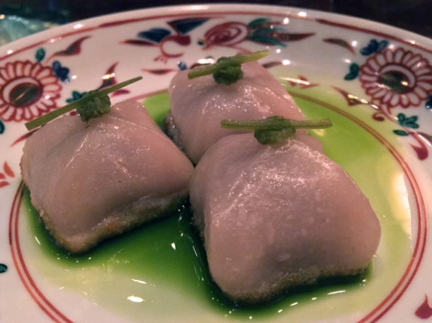 taro dumplings at xu london