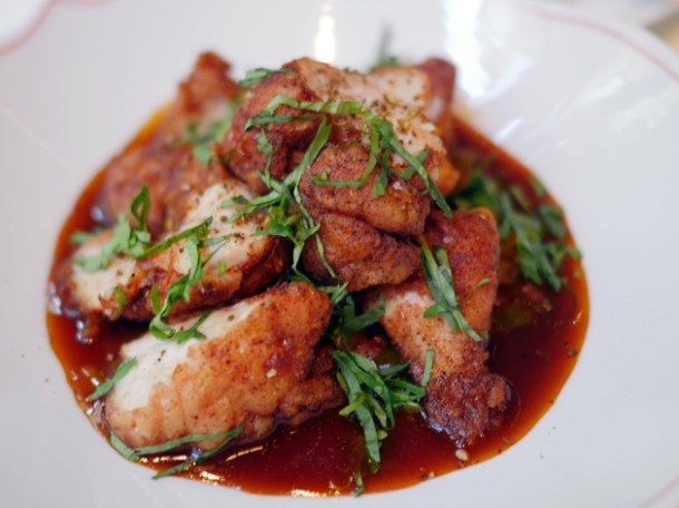 veal sweetbreads at xu london