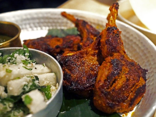 lamb chops at hoppers st christopher's place