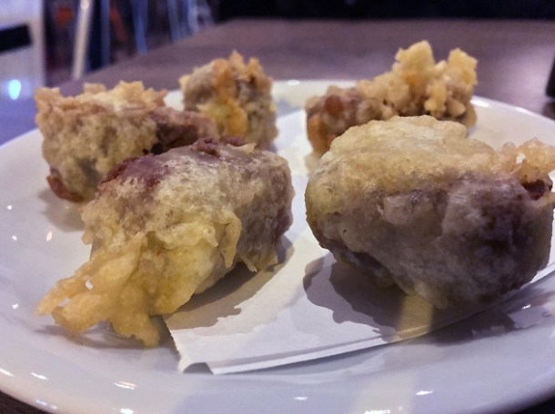 battered fried celebrations chocolates at gilly's fry bar