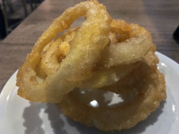onion rings at gilly's fry bar