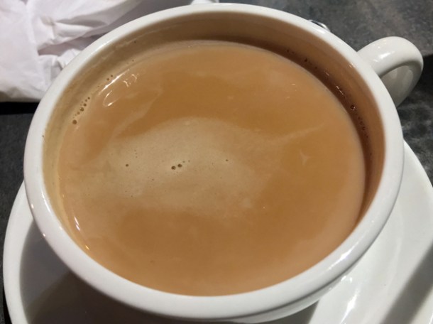 ginger chai at kashmir putney