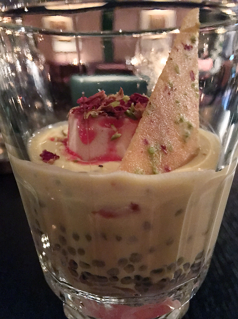 rose saffron falooda at bombay bustle
