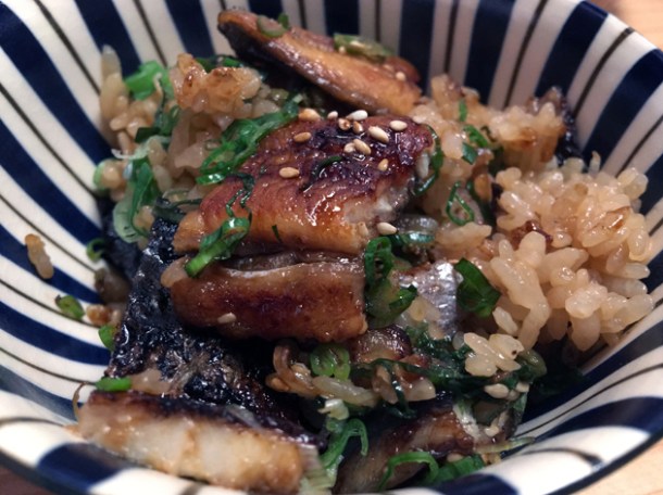 unadon eel rice donburi at yen on the strand