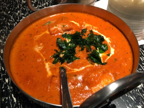 paneer butter masala at bombay bustle