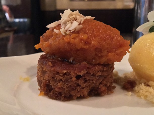 carrot halwa at gymkhana