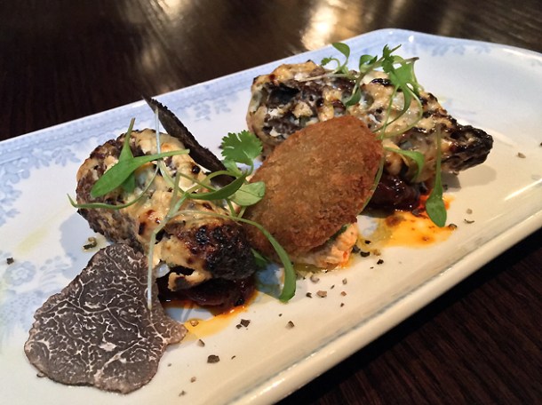 malai morels at gymkhana
