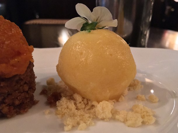pear ice cream at gymkhana