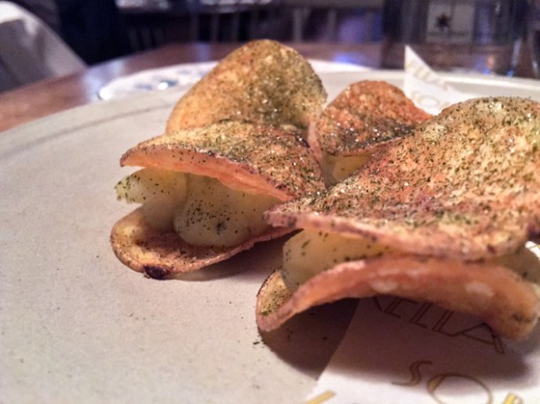 turbot potato at sorella