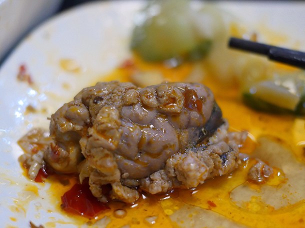 cooked brain at shu xiangge chinatown