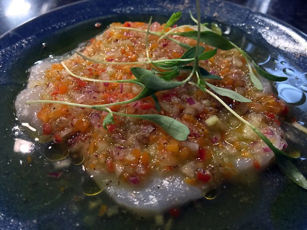 scallops at sabor