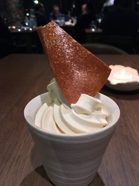 barley malt soft serve ice cream at hide ground