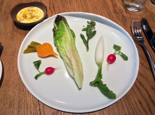 crudites at hide above