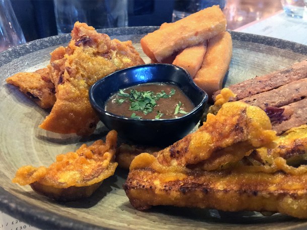 fritters platter at lahpet london