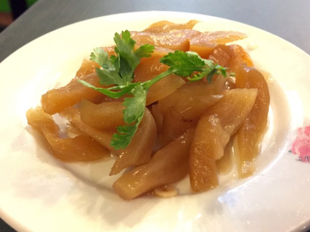 pickled soy radish at mrs le's