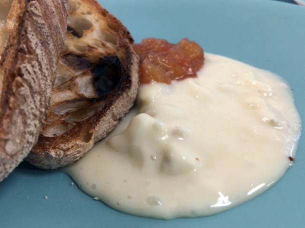 gorgonzola with chutney at lina stores greek street